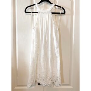 Lost and Wander off white dress size XS 100% rayon